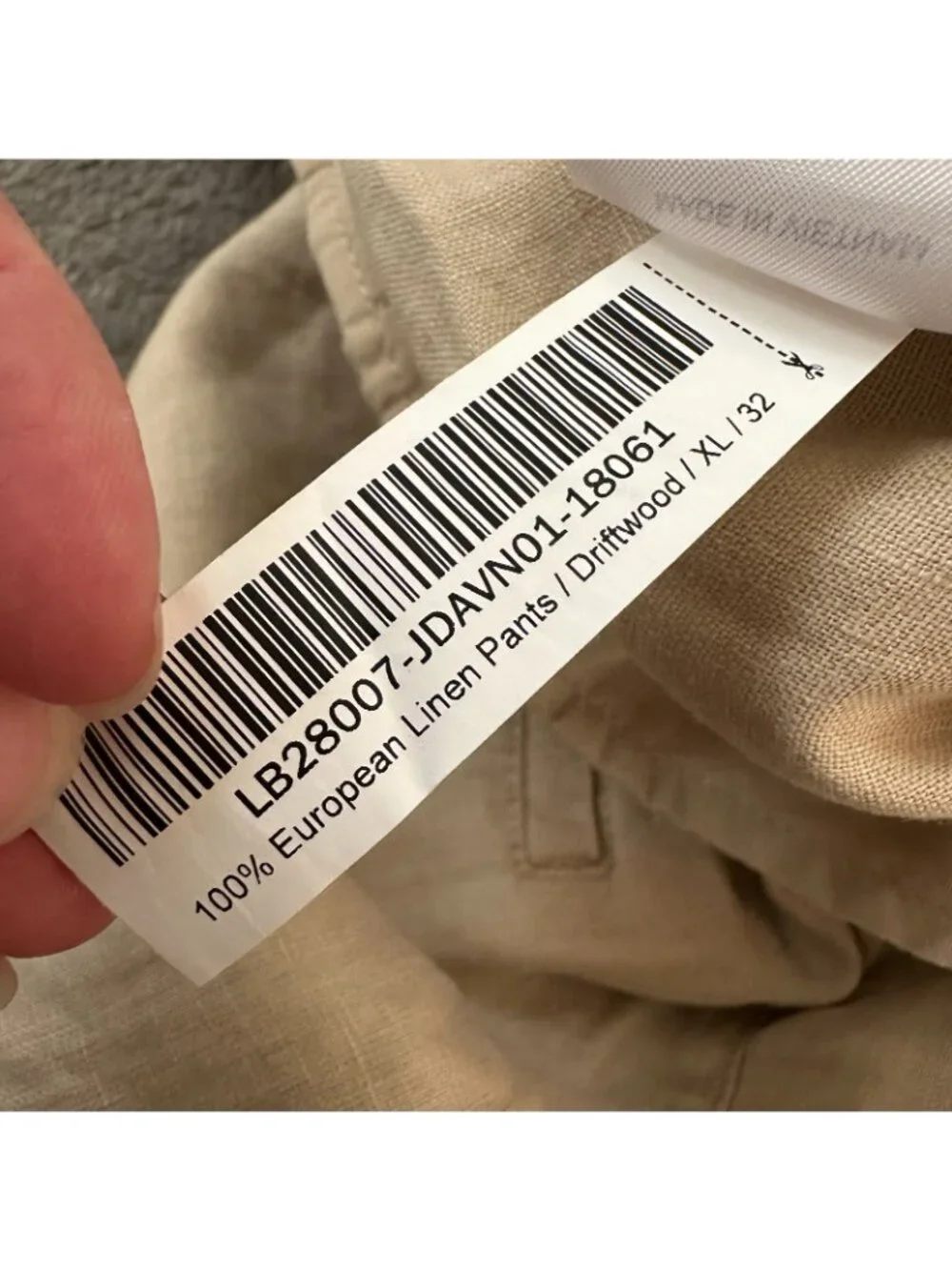 NWT Quince 100% European Linen Wide Leg Pants Women's XL Driftwood